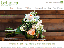 Tablet Screenshot of botanicafloralpdx.com